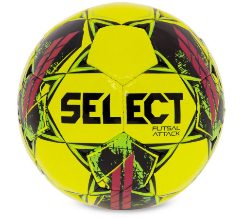 М'яч для футзалу SELECT FUTSAL ATTACK V22 №4 жовто-рожевий