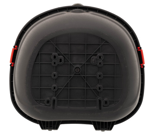 Кофр центральний задній для мотоцикла пластиковий Top Case SP-Sport розмір 31х33х22см чорний-червоний