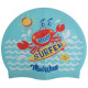 Шапочка для плавання силіконова юніорська MadWave Junior SURFER кольори в асортименті