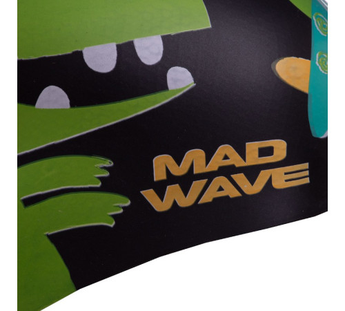 Шапочка для плавання силіконова юніорська MadWave Junior DINO кольори в асортименті