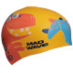Шапочка для плавання силіконова юніорська MadWave Junior DINO кольори в асортименті
