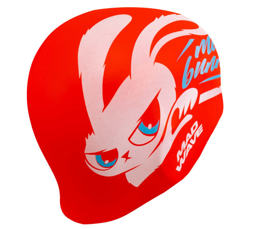 Шапочка для плавання силіконова для дорослих MadWave Bunny кольори в асортименті