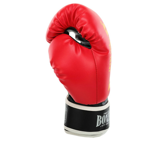 Рукавиці боксерські на липучці штучна шкіра BOXER NEW 10-16 унцій кольори в асортименті