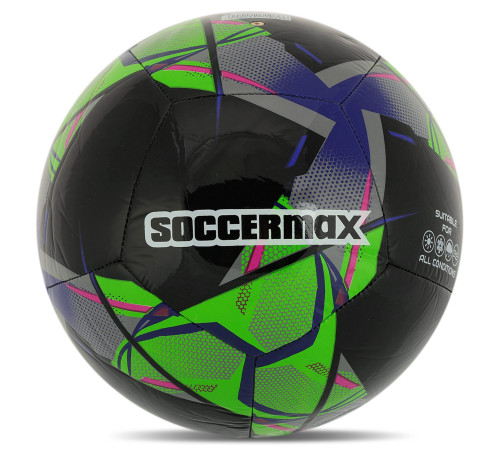 Мяч футбольный SOCCERMAX №5 PU цвета в ассортименте