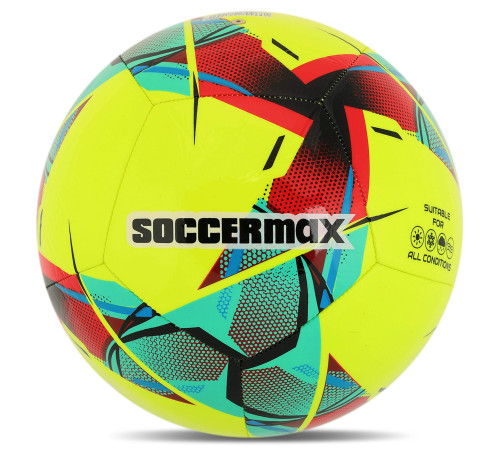 Мяч футбольный SOCCERMAX №5 PU цвета в ассортименте