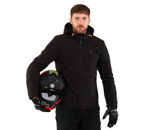 Моторукавиці короткі для міста із захистом MADBIKE M-2XL чорний