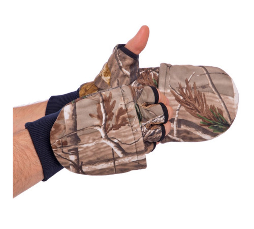 Рукавиці для риболовлі теплі REALTREE SP-Sport M-XL камуфляж