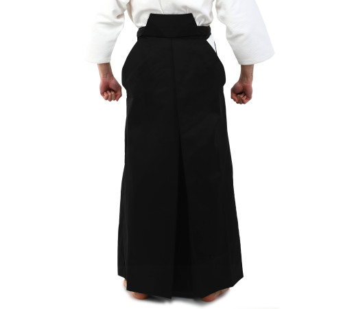 Комплект форми для айкідо Aikido Gi айкідоги куртка біла і хакама чорна SP-Sport 155-190см білий-чорний