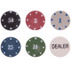 Набор для покера в круглой металлической коробке Professional Poker chips SP-Sport 120 фишек