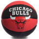 Мяч баскетбольный резиновый SPALDING NBA Team BULL OUTDOOR размер 7 красный-черный