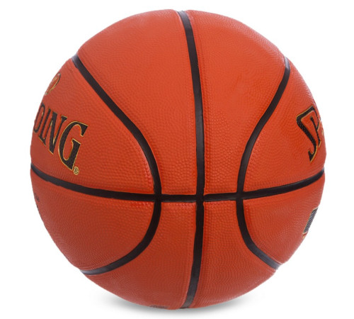М'яч баскетбольний гумовий SPALDING NBA GOLD SERIES OUTDOOR розмір 7 помаранчевий
