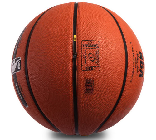 М'яч баскетбольний гумовий SPALDING NBA SILVER SERIES OUTDOOR розмір 7 помаранчевий