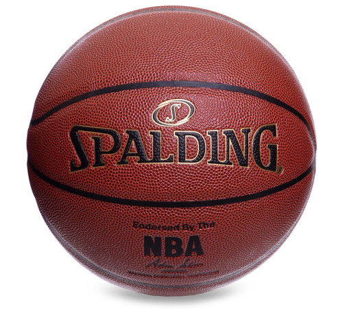 Мяч баскетбольный SPALDING NBA GOLD размер 7 коричневый
