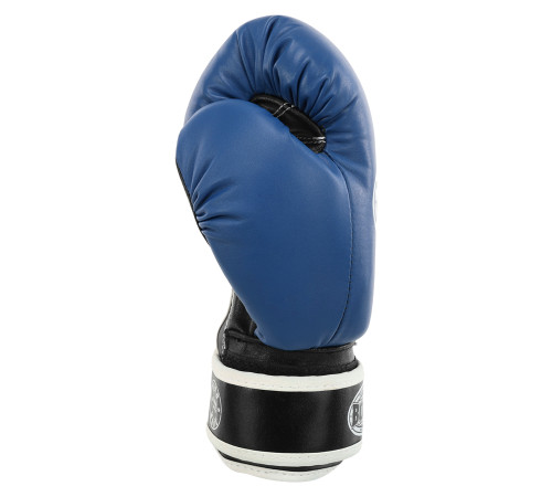 Рукавиці боксерські на липучці шкіряні BOXER 10-12унцій кольори в асортименті