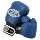 Рукавиці боксерські на липучці шкіряні BOXER 10-12унцій кольори в асортименті