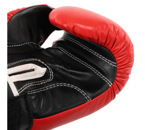 Рукавиці боксерські на липучці шкіряні BOXER 10-12унцій кольори в асортименті