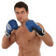 Рукавиці боксерські на липучці шкіряні BOXER 10-12унцій кольори в асортименті