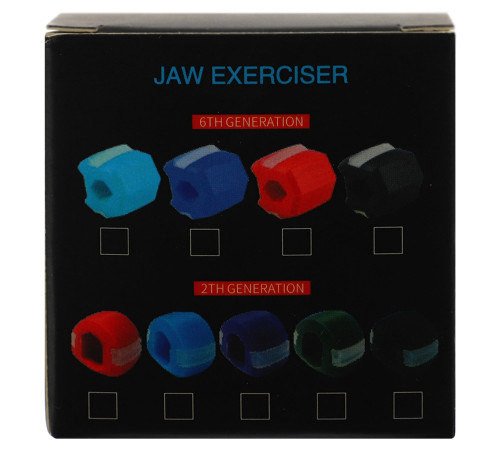 Тренажер для скул тренажер для проработки мышц лица JAW EXERCISER ø4.5см черный