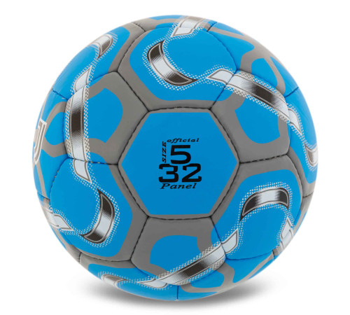 Мяч футбольный BALLONSTAR JUVENTUS №5 PU голубой