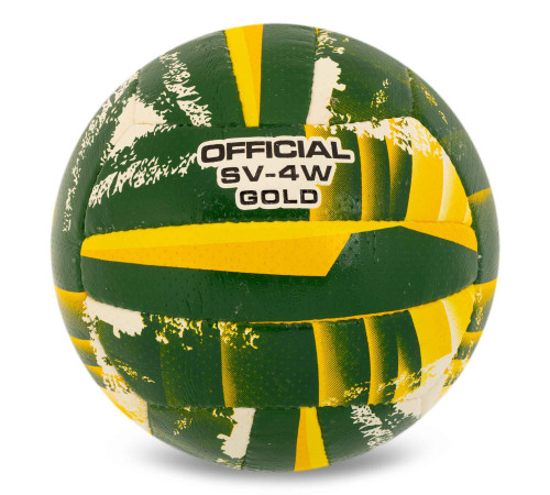 М'яч волейбольний BALLONSTAR SV-4W GOLD №5 PU зелений-жовтий