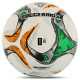 М'яч футбольний професійний SOCCERMAX №5 PU білий-зелений