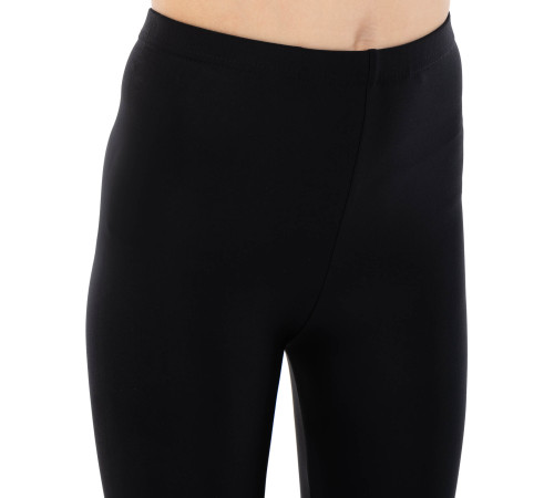 Лосины для танцев и гимнастики детские из бифлекса со штрипками SP-Sport XS-XL черный