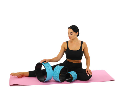 Колесо для йоги набір 3шт SP-Sport Fit Wheel Yoga кольори в асортименті