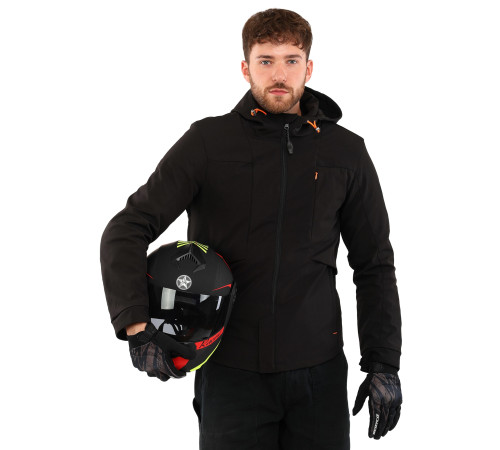 Мотоперчатки короткие для города с защитой SCOYCO M-2XL черный
