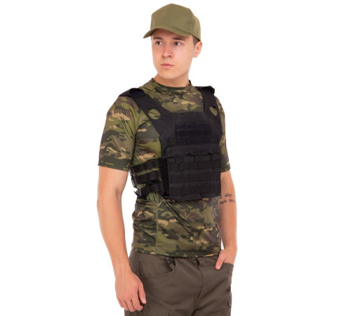 Плитоноска для бронепластин із системою MOLLE Military Rangers кольори в асортименті