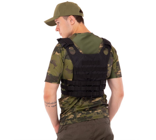 Плитоноска для бронепластин із системою MOLLE Military Rangers кольори в асортименті
