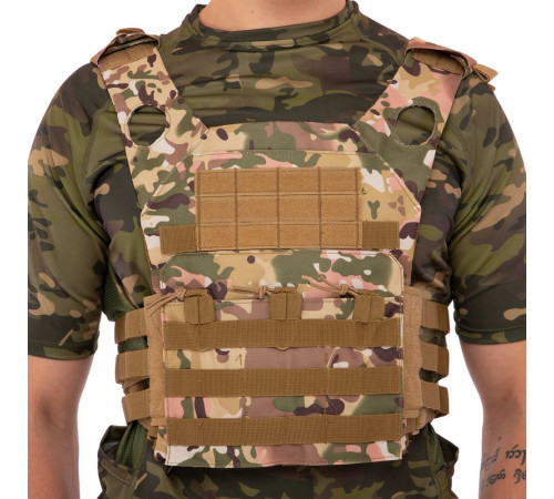 Плитоноска для бронепластин із системою MOLLE Military Rangers кольори в асортименті