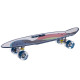 Пенні борд Penny Board круїзер пластиковий з колесами які світяться та ручкою для перенесення 24" SP-Sport синій
