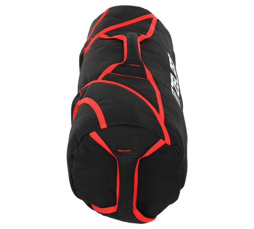 Сендбег мешок утяжелитель для функционального тренинга Sandbag без наполнителя Zelart черный-красный