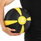 Медбол м'яч медичний Medicine Ball Zelart 8кг сірий-помаранчевий