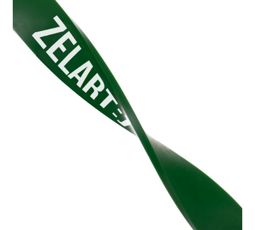 Резина петля для подтягиваний и тренировок лента силовая Zelart POWER BANDS 16-39кг зеленый