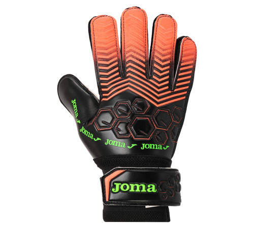 Перчатки вратарские детские Joma CALCIO размер 4-8 черный-оранжевый