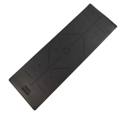 Килимок для фітнесу та спорту PU гума MadWave 183x68x0,4см кольори в асортименті