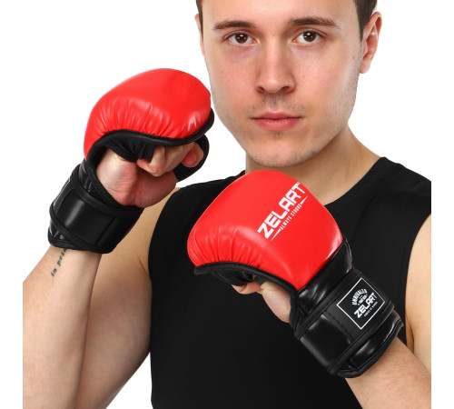 Рукавиці Краби спарингові для MMA Zelart S-XL кольори в асортименті