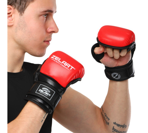 Рукавиці Краби спарингові для MMA Zelart S-XL кольори в асортименті