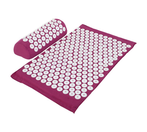 Набор массажный акупунктурный Аппликатор Кузнецова 2в1 коврик и валик Acupressure mat SP-Sport
