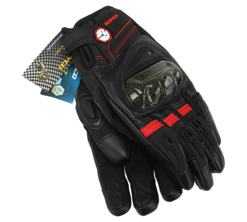 Моторукавиці короткі для міста із захистом SCOYCO Waterproof Sensor Touch S-M кольори в асортименті