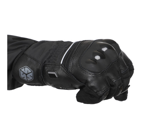 Мотоперчатки короткие для города с защитой SCOYCO Waterproof Sensor Touch S-2XL черный