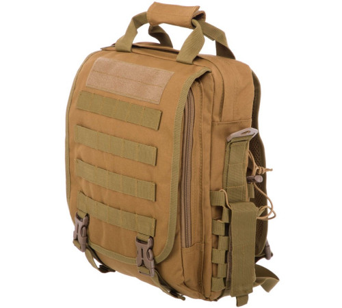 Рюкзак тактический патрульный однолямочный SILVER KNIGHT размер 33x27x10см 9л цвета в ассортименте