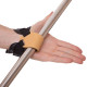 Крюки для подтягивания и тяги на запястья Zelart 2шт черный