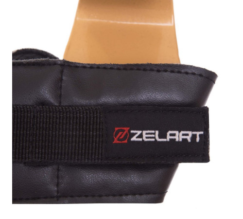 Крюки для подтягивания и тяги на запястья Zelart 2шт черный