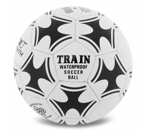 Мяч футбольный TRAIN BALLONSTAR №5 PU белый-черный