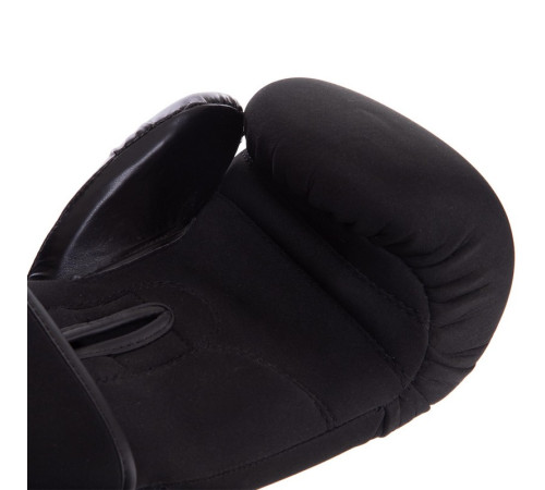 Рукавиці боксерські на липучці неопренові UFC PRO Washable S-M чорний