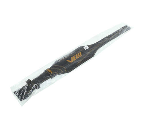Пояс атлетичний шкіряний VELO спинка-15см розмір-S-XXL чорний-золотий