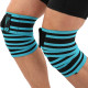 Колінні бинти для присідань KNEE WRAPS LiveUp 2шт синій-чорний