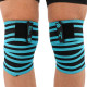 Колінні бинти для присідань KNEE WRAPS LiveUp 2шт синій-чорний